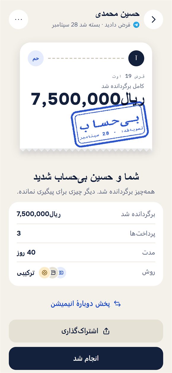 قرض بستهشده: بلیتی با مُهر «بیحساب»