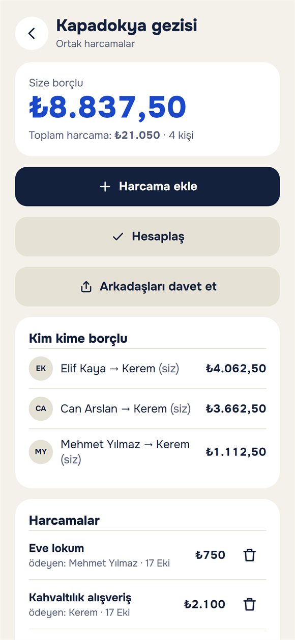Gezinin ortak harcamaları: kim ne harcadı, kim kime borçlu